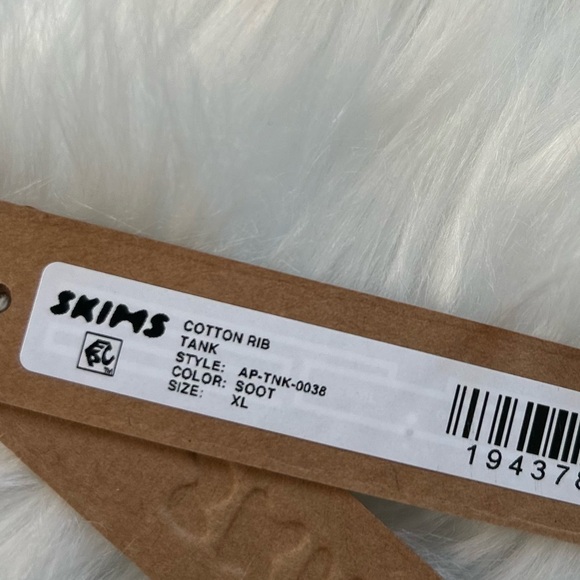 🖤SKIMS Cotton Rib Tank XL AP-TNK-0038 - Picture 2 of 2